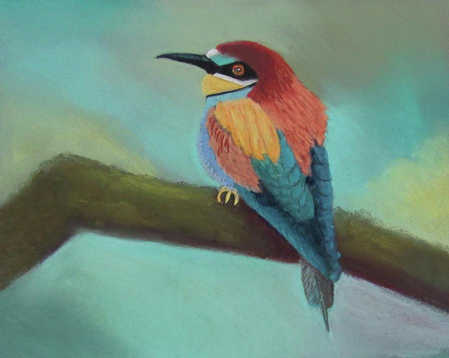 Bee Eater Multicolor Painting by Donna Chambers