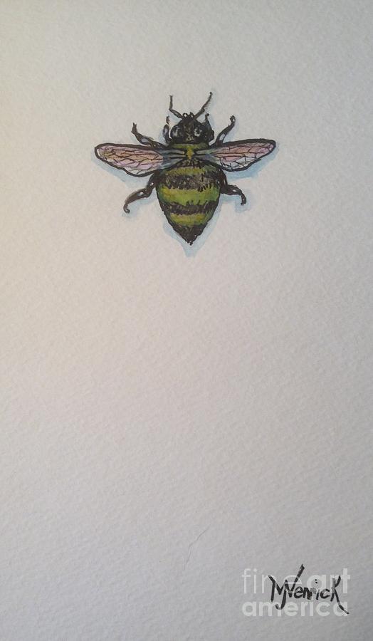 Bee Painting by M J Venrick
