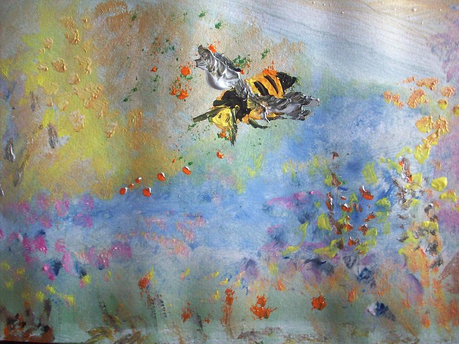 Bee my honey Painting by Judith Desrosiers