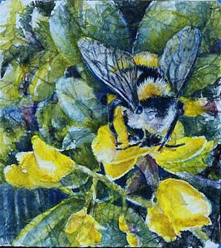 Bee One Painting by Ruth Glenn Little - Fine Art America