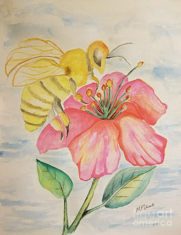 Bee Sweet Painting by Maria Urso