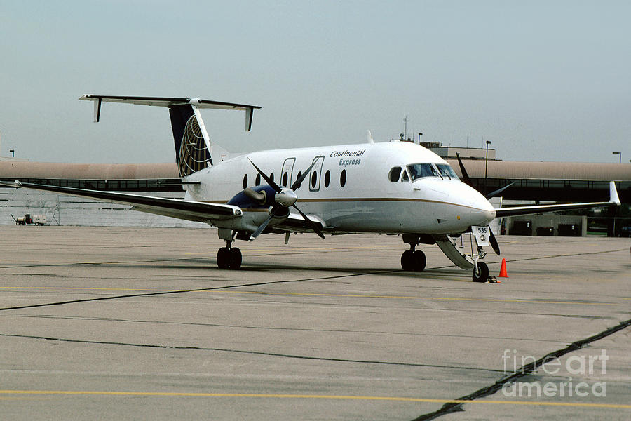 Beech 1900D Continental Airlines, N81535 Photograph by Wernher Krutein
