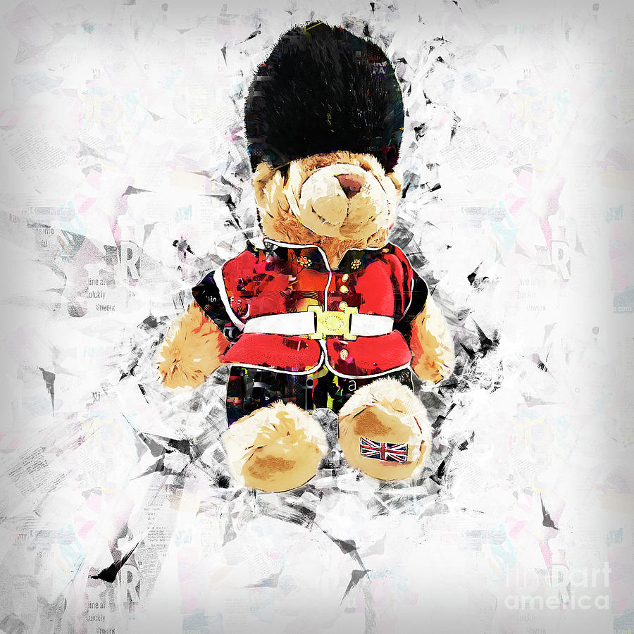 beefeater soldier Teddy bear 1 Photograph by Humorous Quotes