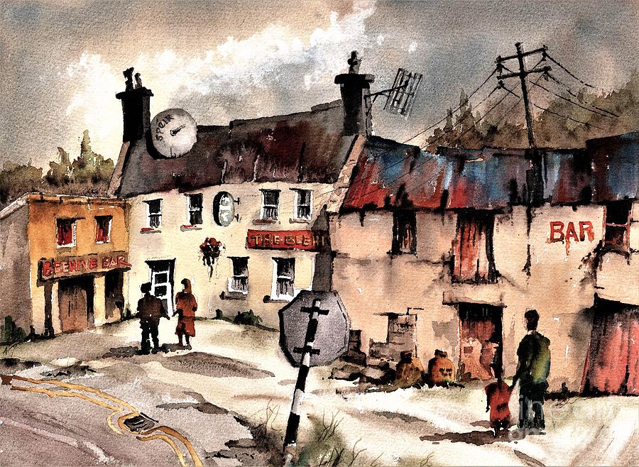 Cork Painting - Beehive Bar in West Cork by Val Byrne
