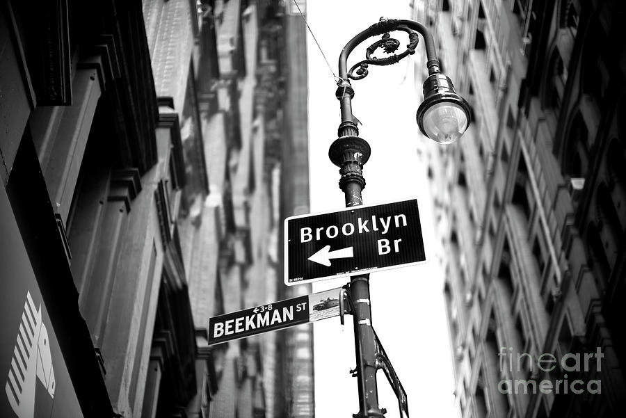 Beekman Street New York City Photograph by John Rizzuto