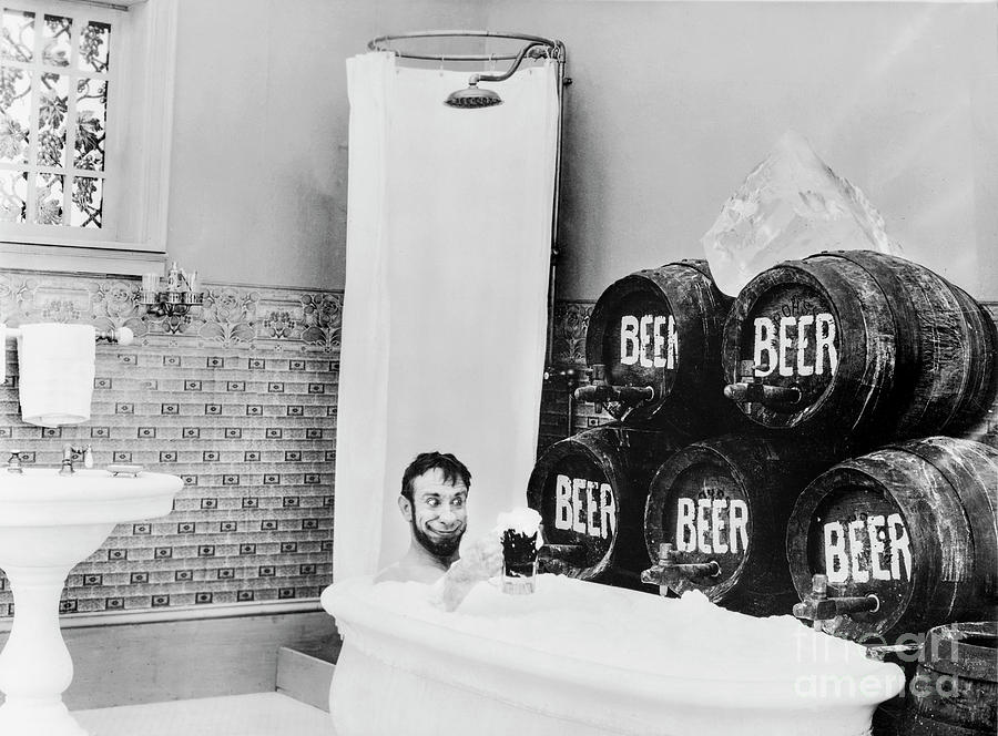 Beer Bath Photograph by Jon Neidert