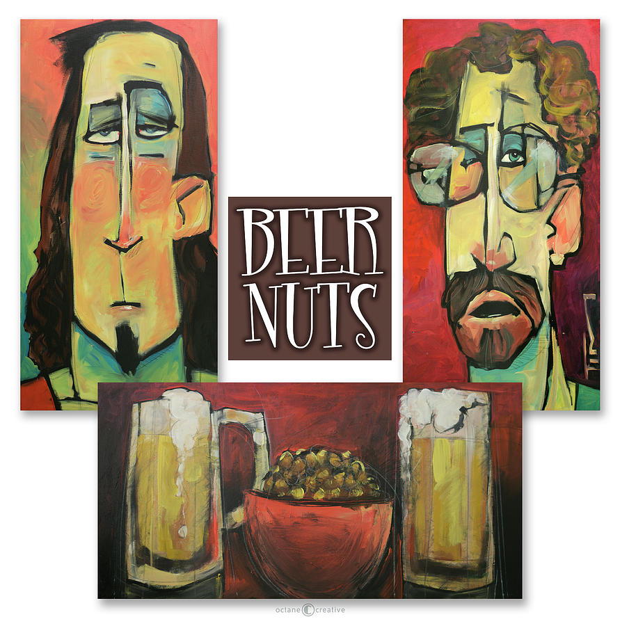 Beer Nuts Trio Painting by Tim Nyberg