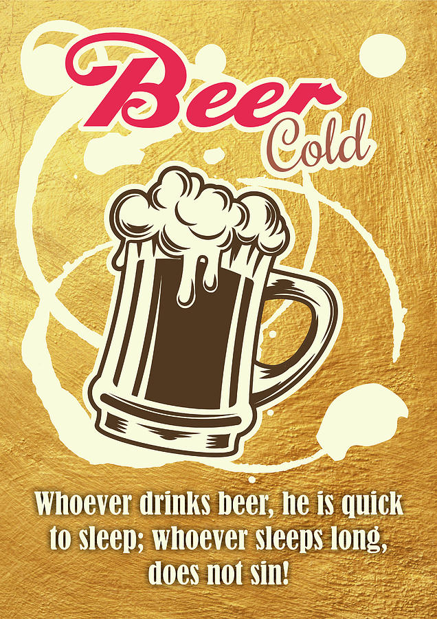 Beer Quotes Digital Art by Sticky Cute - Pixels