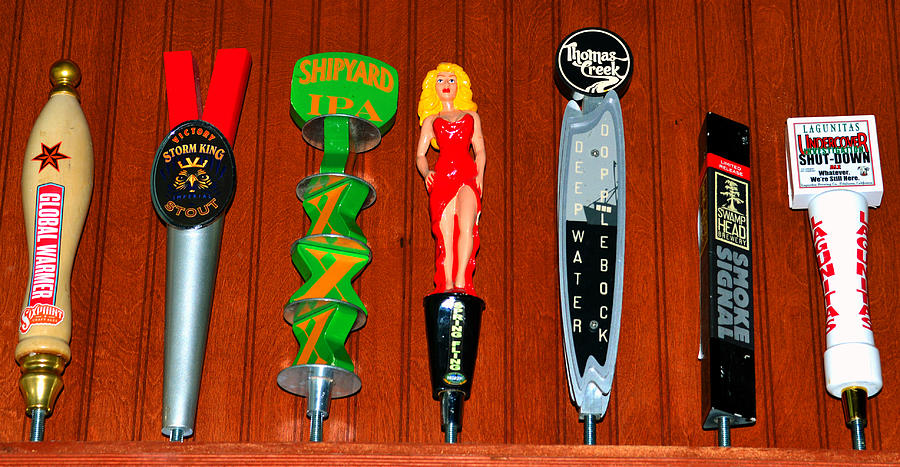 Beer tap room Photograph by David Lee Thompson