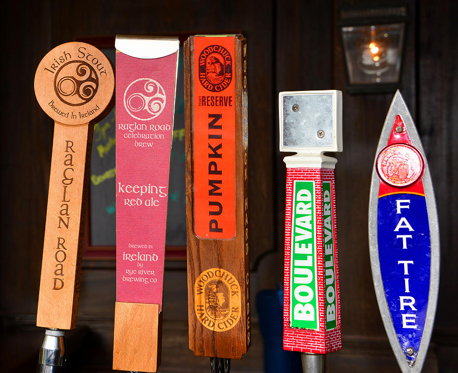 Beer Taps 5 Photograph by David Lee Thompson