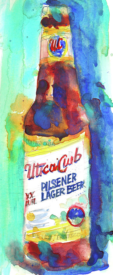 Beer Utica Club Painting