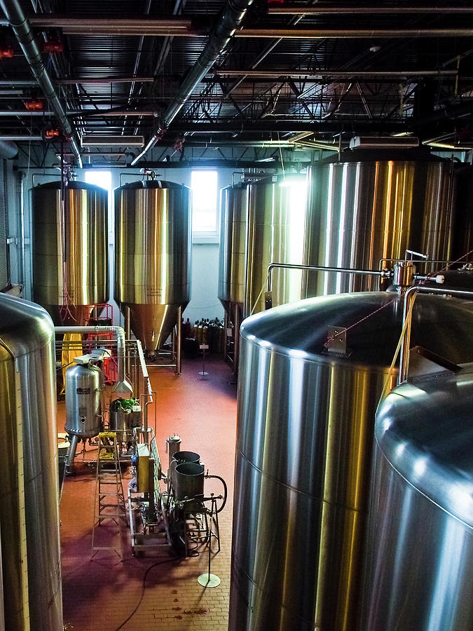 Beer Vats Photograph by Linda Unger