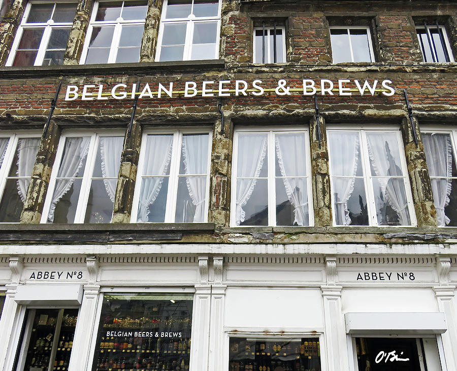 Beer Photograph - Beers and Brews are Big in Belgium by Claudia OBrien