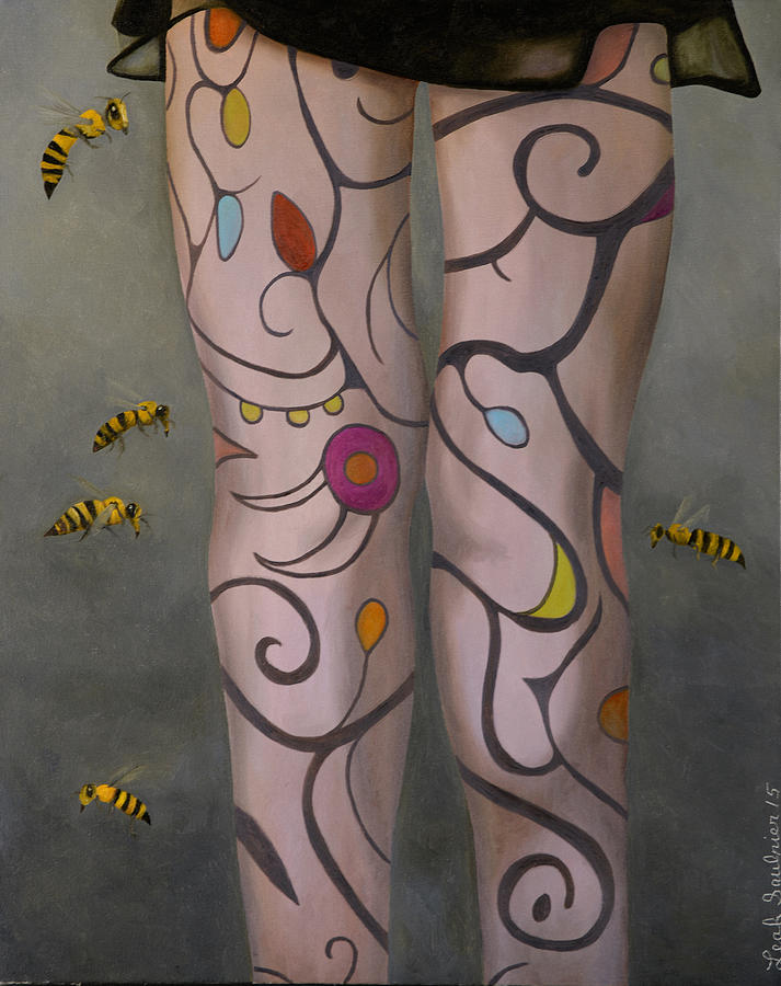 Bees Knees Painting by Leah Saulnier The Painting Maniac
