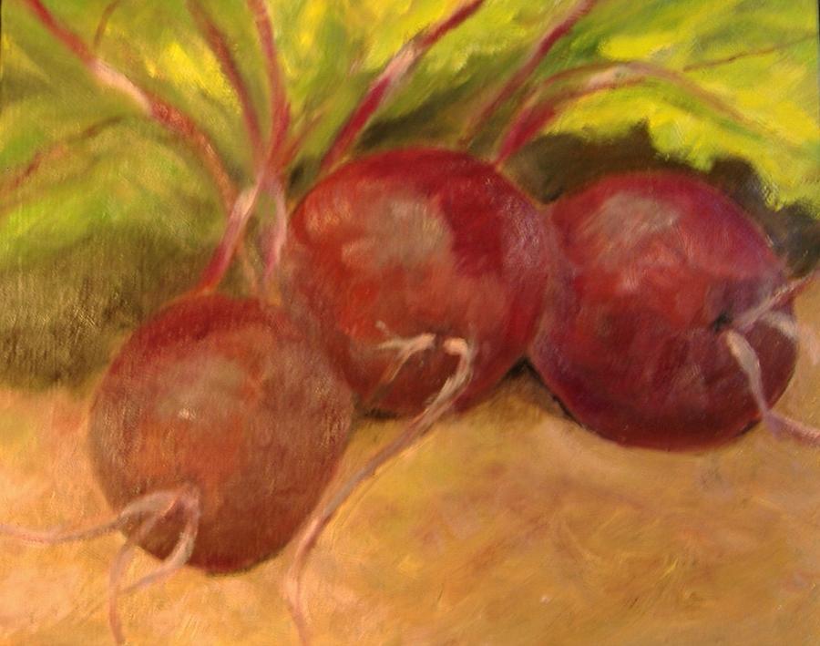 Vegtables Painting - Beet It by Pat Snook