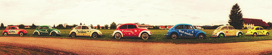 Car Photograph - Beetle For Each Day Of The Week by Mountain Dreams