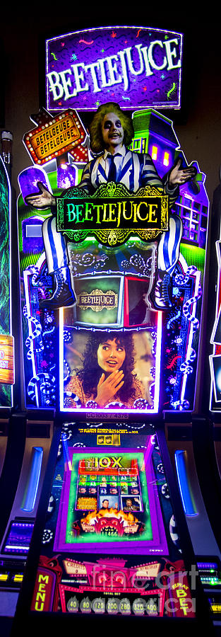 Beetlejuice Slot Machine Lumiere Place Casino Photograph by David Oppenheimer