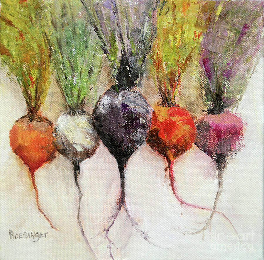 Beets II Painting by Paint Box Studio