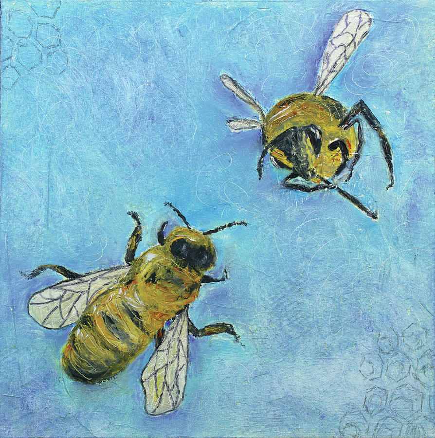 Beez Painting by Brenda Peo