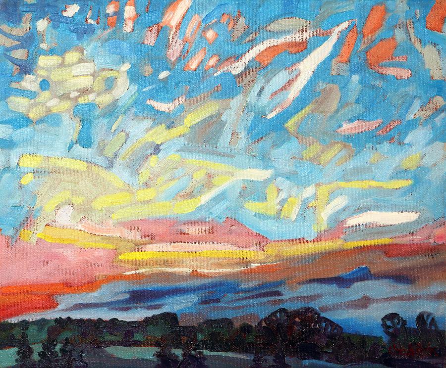 Before August Dawn Painting by Phil Chadwick