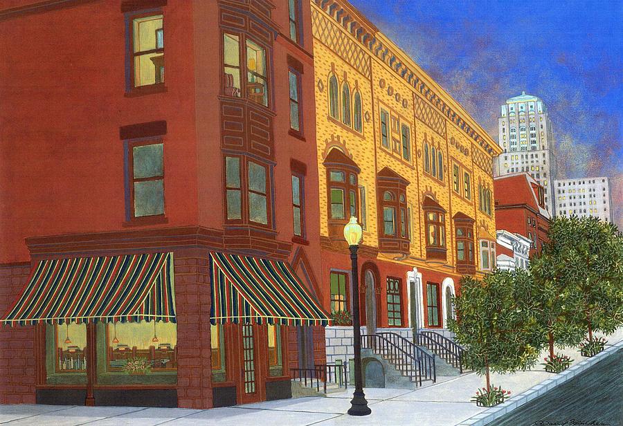 Architecture Painting - Before Night Falls by David Hinchen