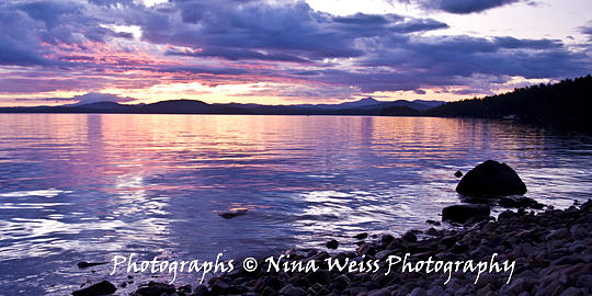 Christmas Photograph - Before Sunrise in Adirondack Park looking towards Vermont-Best Landscape Photography Christmas Gift by Nina Weiss