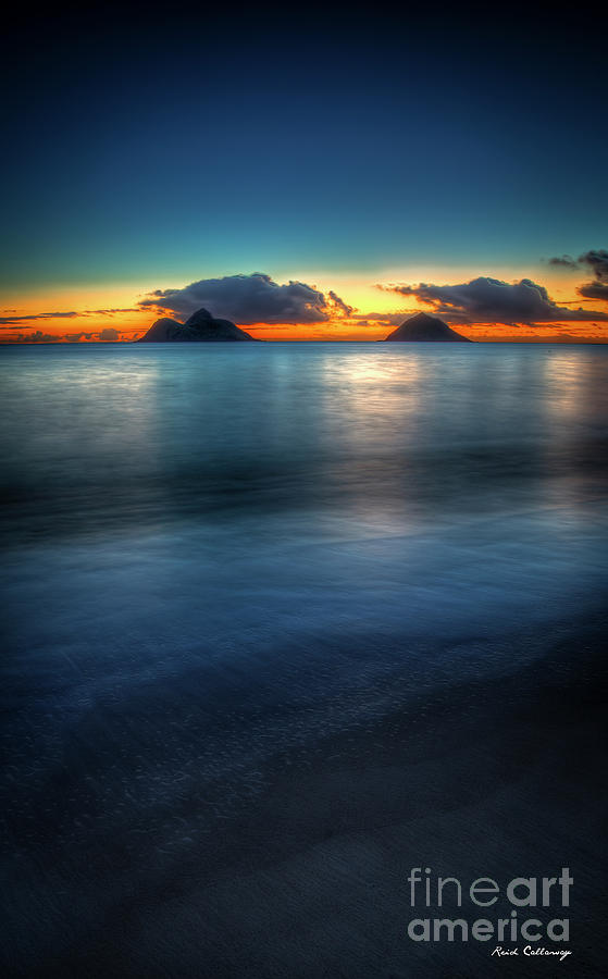 Before The Dawn Lanikai Beach Sunrise Oahu Hawaii Collection Art Photograph by Reid Callaway