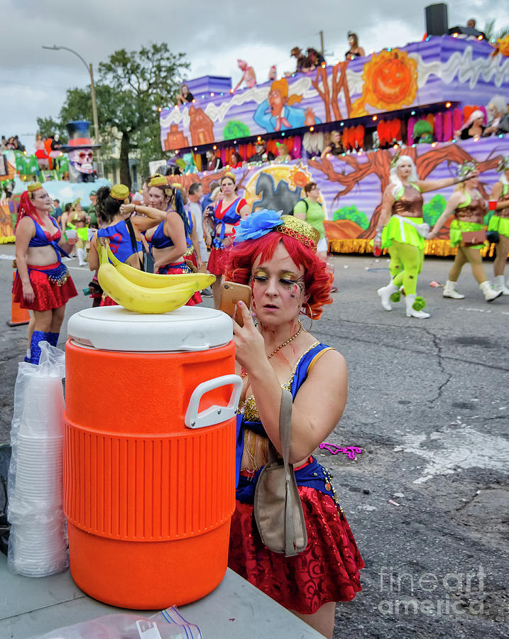 Before The Krewe Of Boo Parade Photograph