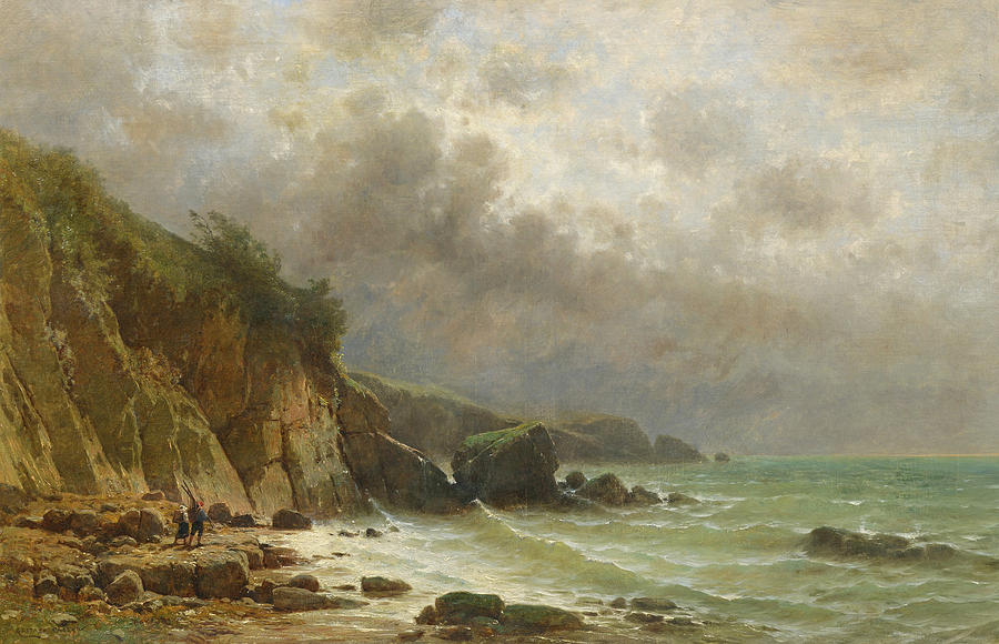 Before the Storm Painting by Gustave Castan