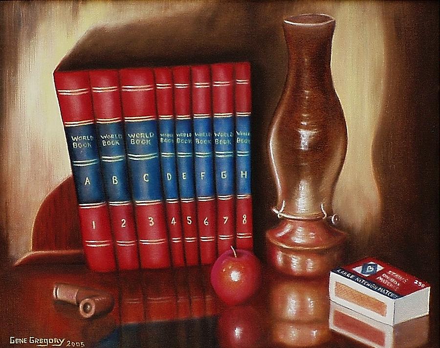 Still Life Painting - Before the web by Gene Gregory