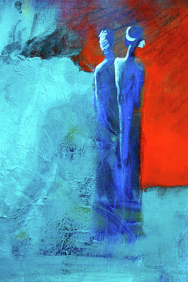 Abstract Painting - Before the Wedding by Nancy Merkle