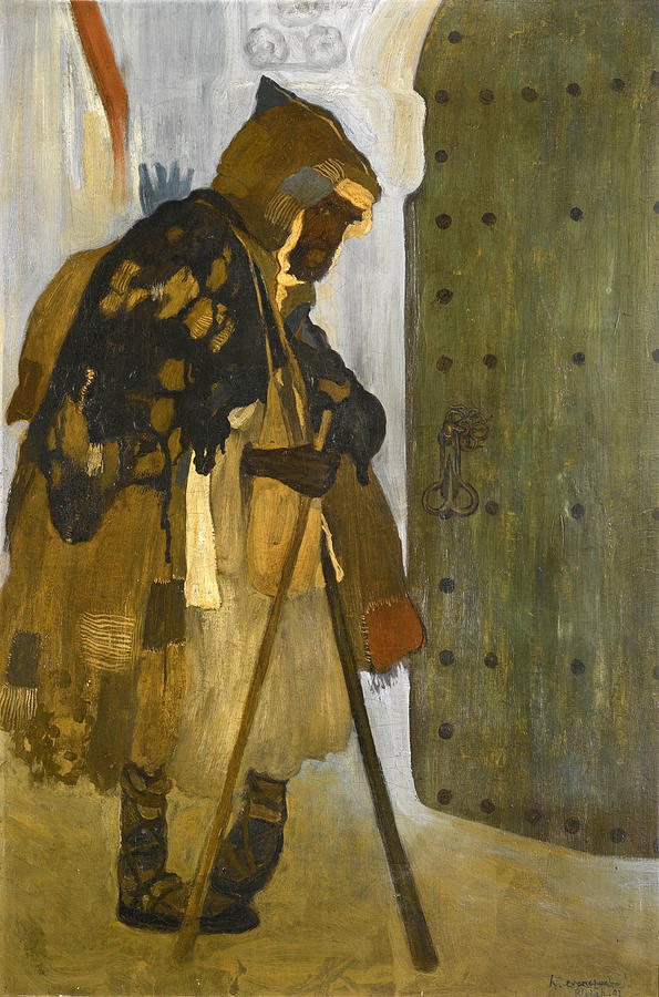Beggar. Algeria Painting by Henri Evenepoel