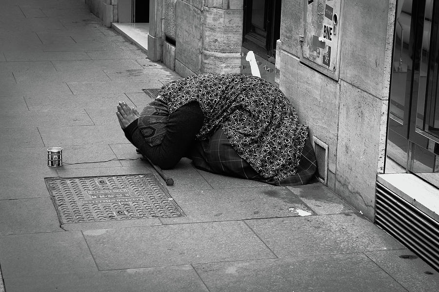 Beggar woman Photograph by Matthew Bates - Fine Art America