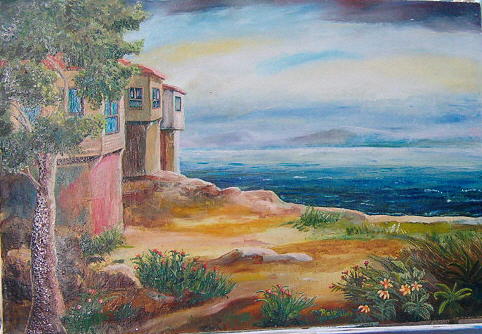 Landscape Painting - Begin to Paint 1 by Fahrettin Oktay Landscape Painting - Begin to Paint 1 by Fahrettin Oktay