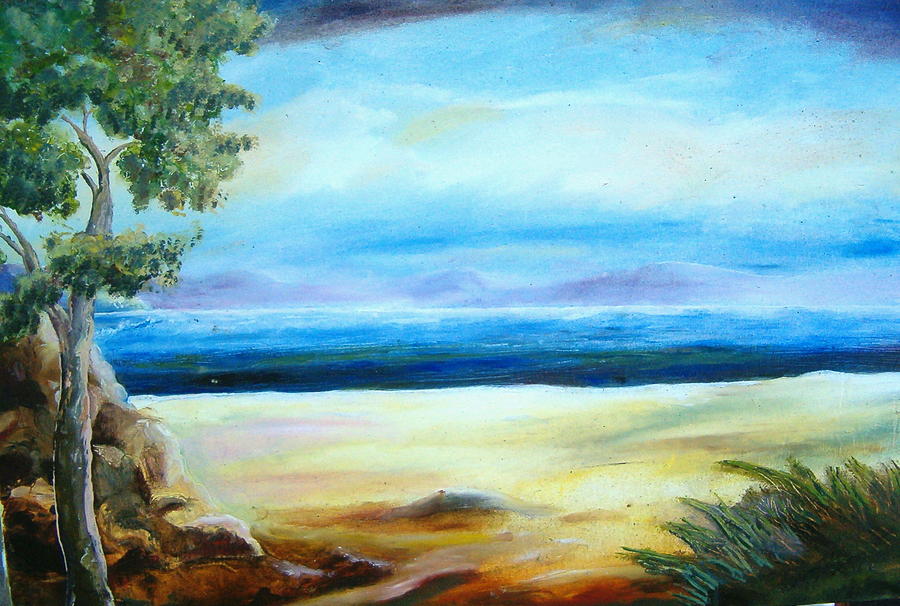 Landscape Painting - Begin to Paint by Fahrettin Oktay Landscape Painting - Begin to Paint by Fahrettin Oktay