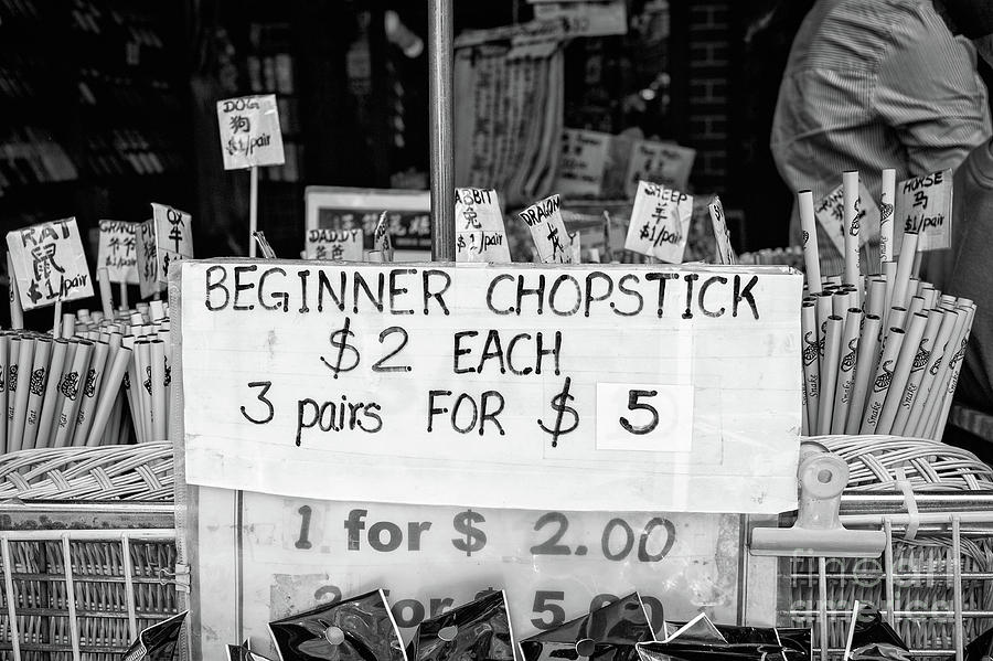 Beginner Chopstick Photograph by Dean Harte