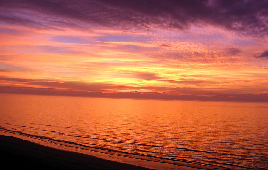 Beginning...new Years Day Sunrise At The Beach Photograph by Elena Tudor