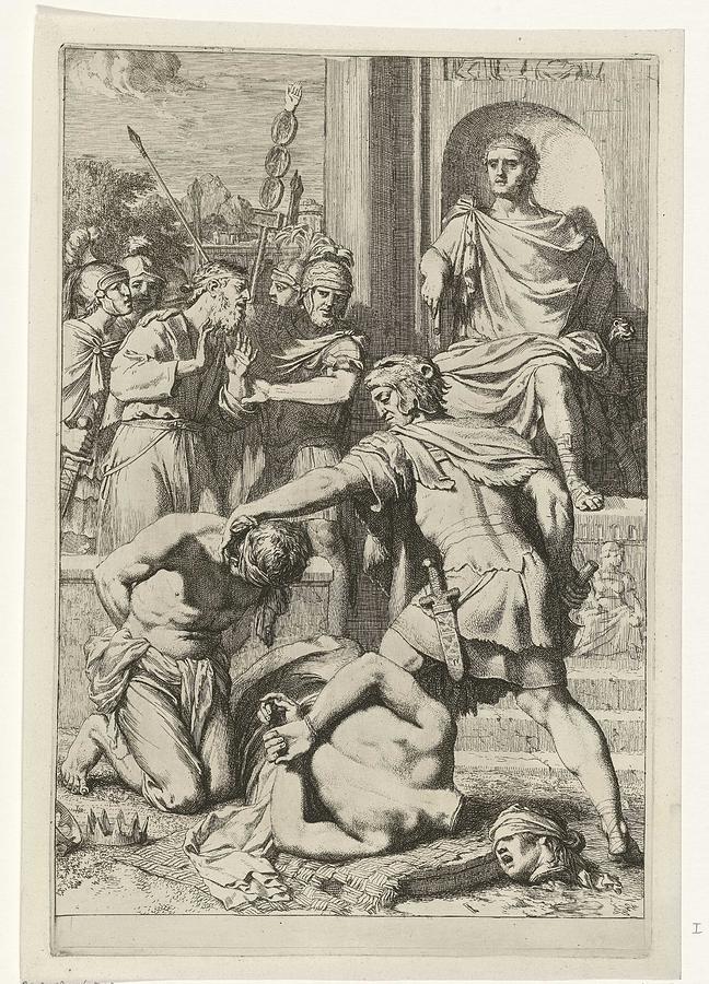 Beheading Of Two Kings By Order Of A Roman Emperor, Gerard De Lairesse, 1670 Painting