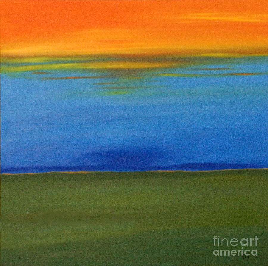 Sunset Painting - Behind Again by Paul Anderson