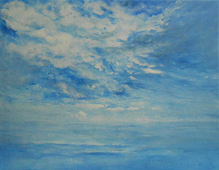 Behind All Clouds Painting by Jane See
