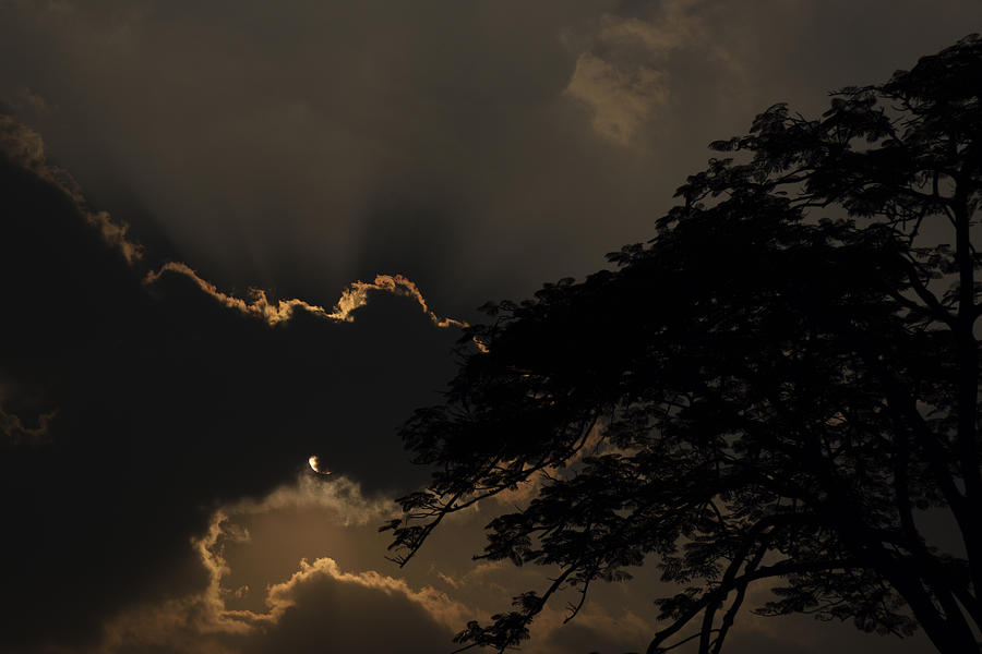 Behind the Cloud Photograph by Kiran Joshi