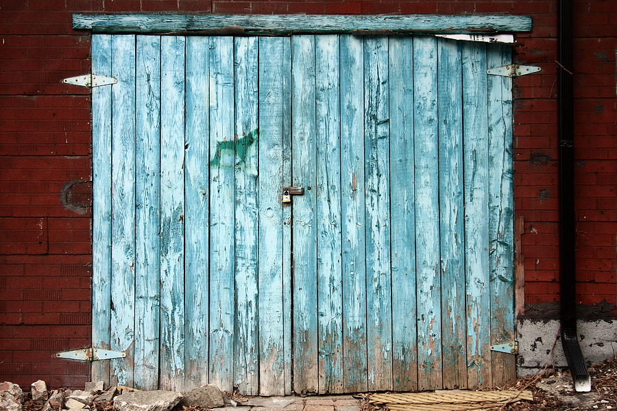 Behind The Turquoise Door 2012 Photograph by Kreddible Trout