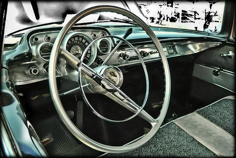 Behind The Wheel Photograph by Vic Montgomery