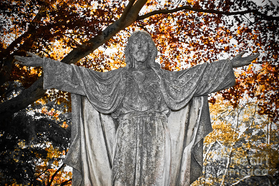 Behold - Cemetery Art Photograph by Colleen Kammerer