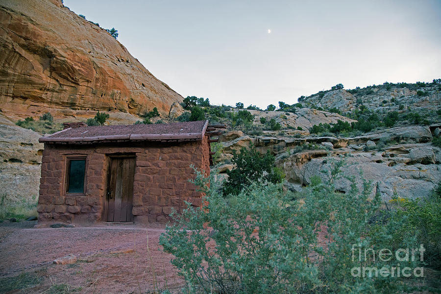 Behunin Cabin Capital Reef Photograph by Cindy Murphy - NightVisions