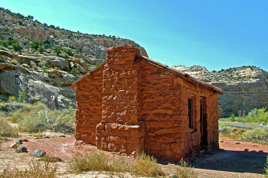 Behunin Cabin On Highway 24 In Capitol Reef National Park Utah