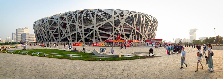 Beijing National Olympic Stadium Photograph by Henrik Lehnerer
