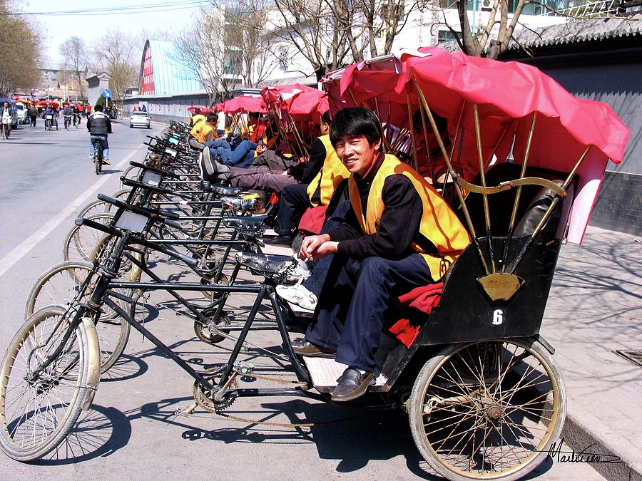 Beijing Rickshaw Photograph by Marti Green