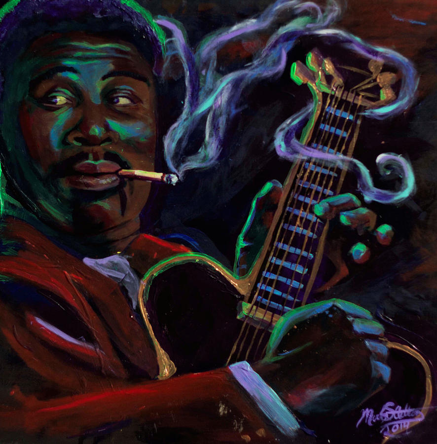 Bb King Painting - Bein BB by Mark Anthony