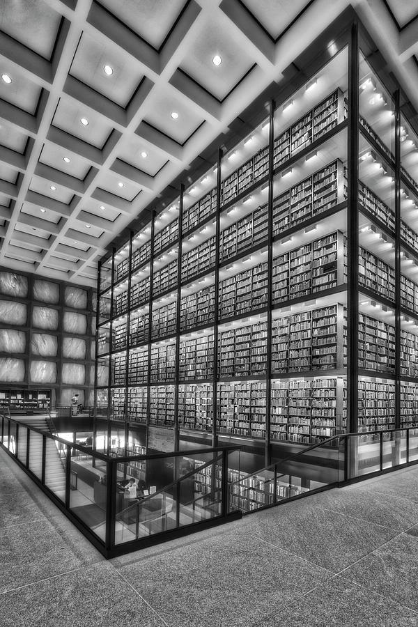 Beinecke Rare Book and Manuscript Library BW Photograph by Susan Candelario